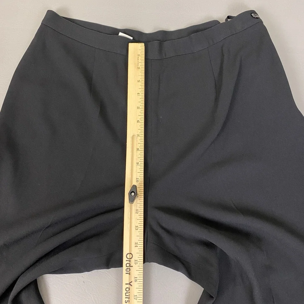 Evan-Picone Dress Pants Women's Size 16 Black Straight Leg *Flawed*